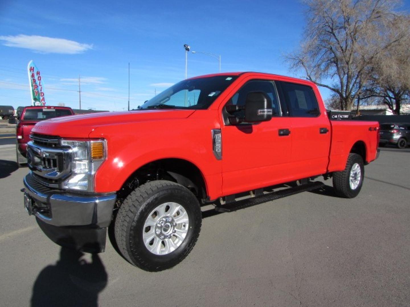 2022 Race Red /Gray Ford F-250 SD XLT 4WD (1FT7W2B67NE) with an 6.2 EFI V8 engine, 6 speed automatic transmission, located at 4562 State Avenue, Billings, MT, 59101, (406) 896-9833, 45.769516, -108.526772 - Photo#1